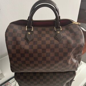 LOUIS VUITTON. Speedy Handbag Damier 30